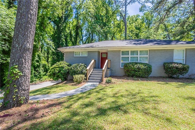2755 Rockcliff Rd SE, Atlanta, GA 30316 - view of front of home with a front lawn and brick siding