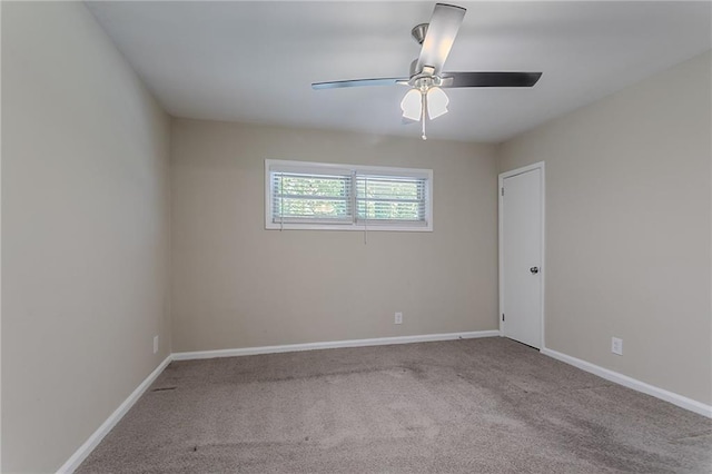 2755 Rockcliff Rd SE, Atlanta, GA 30316 - carpeted spare room featuring a ceiling fan and baseboards