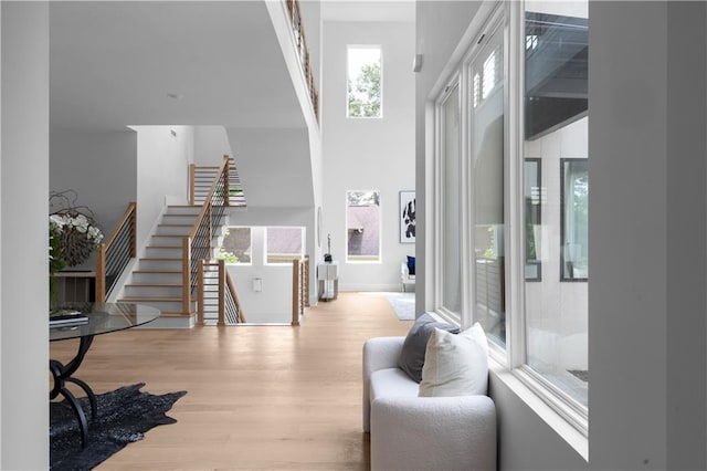 1610 Niskey Lake Rd, Atlanta, GA 30331 - entrance foyer featuring wood finished floors and a towering ceiling