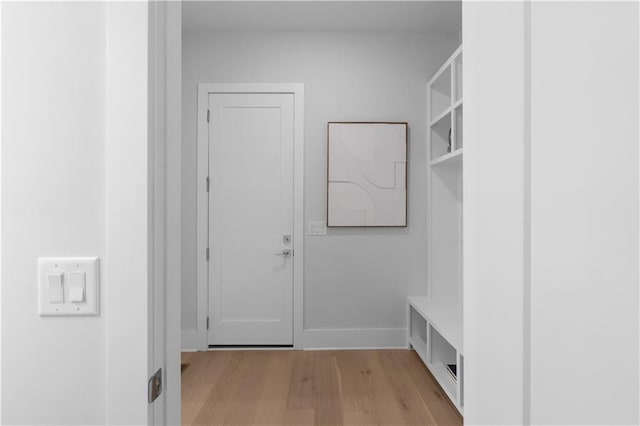 1610 Niskey Lake Rd, Atlanta, GA 30331 - mudroom featuring light wood finished floors and baseboards