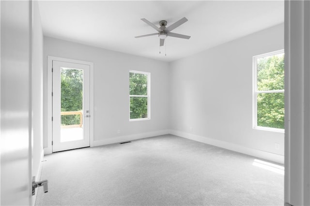 1610 Niskey Lake Rd, Atlanta, GA 30331 - empty room featuring a ceiling fan, carpet, and baseboards
