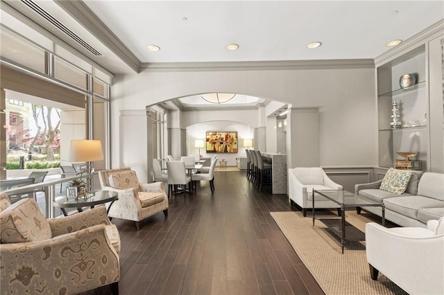 3475 Oak Valley Rd NE Unit 950, Atlanta, GA 30326 - lobby featuring crown molding and recessed lighting