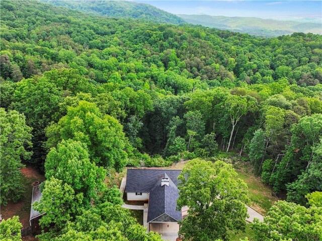 205 Crooked Pine Trl, Baldwin, GA 30511 - aerial view of property and surrounding area with a heavily wooded area