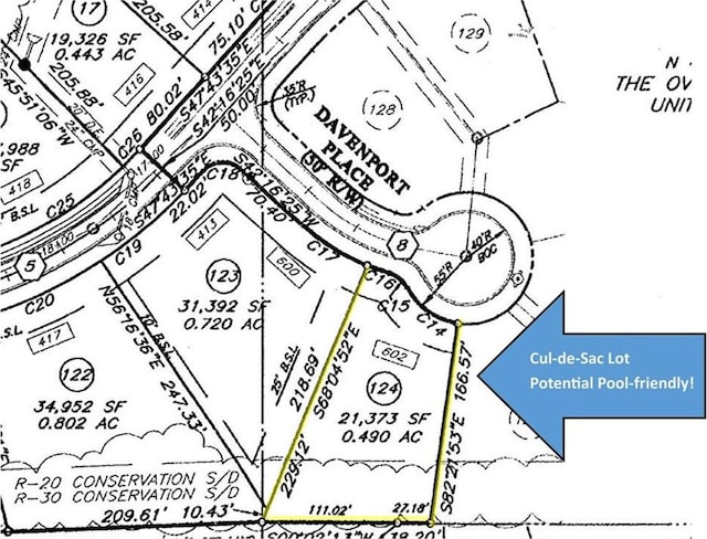 602 Davenport Pl, Canton, GA 30115 - parcel map