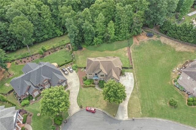 602 Davenport Pl, Canton, GA 30115 - aerial overview of property's location with nearby suburban area
