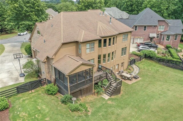 602 Davenport Pl, Canton, GA 30115 - aerial view of property and surrounding area