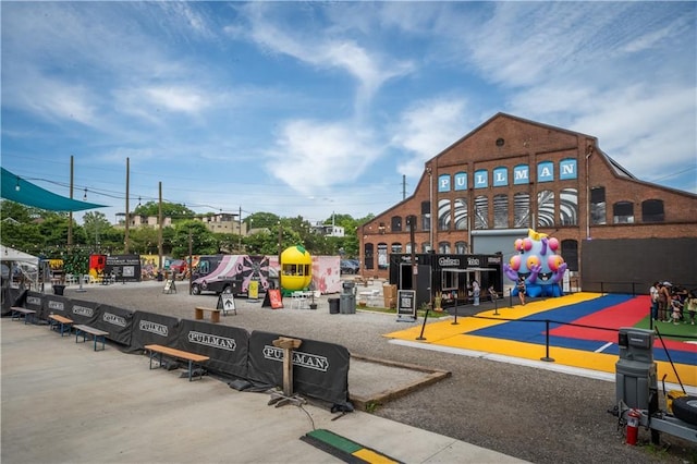view of play area