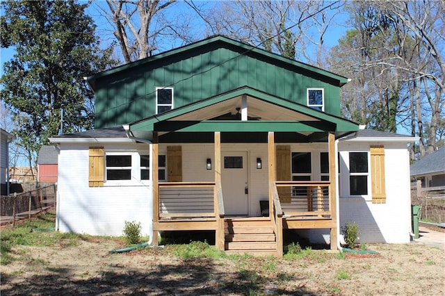 view of bungalow