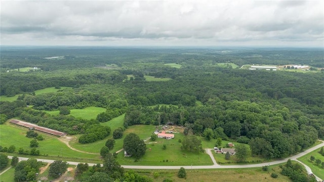 735 Hale Rd, Maysville, GA 30558 - aerial view of property's location with a heavily wooded area