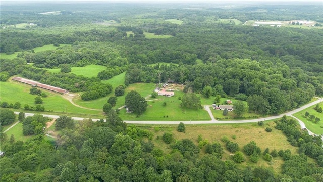 735 Hale Rd, Maysville, GA 30558 - aerial overview of property's location with a forest and rural landscape
