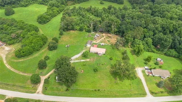 735 Hale Rd, Maysville, GA 30558 - aerial view of property and surrounding area with rural landscape