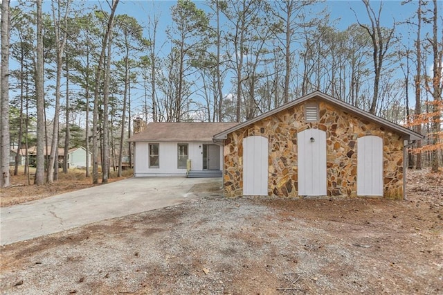 view of ranch-style house