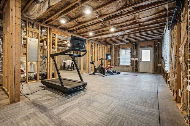 view of exercise room