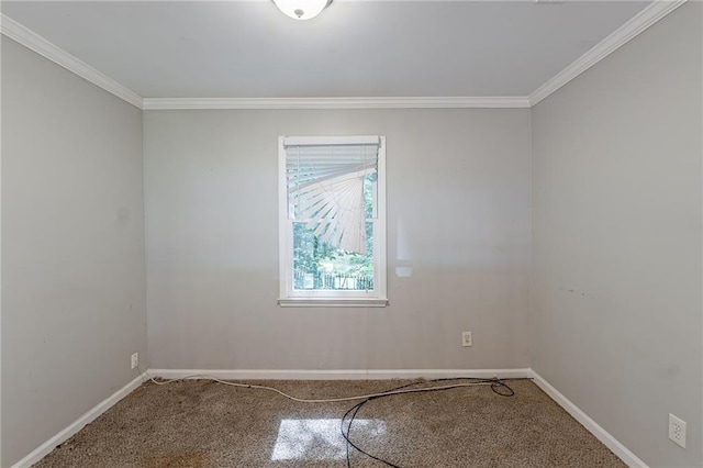 402 John Tate Rd NW, Acworth, GA 30102 - carpeted empty room featuring ornamental molding