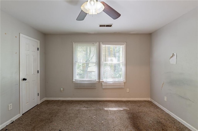 402 John Tate Rd NW, Acworth, GA 30102 - unfurnished room featuring a ceiling fan and carpet
