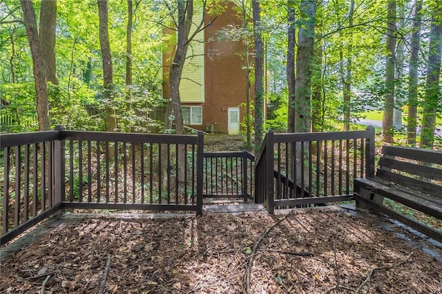 402 John Tate Rd NW, Acworth, GA 30102 - view of wooden deck