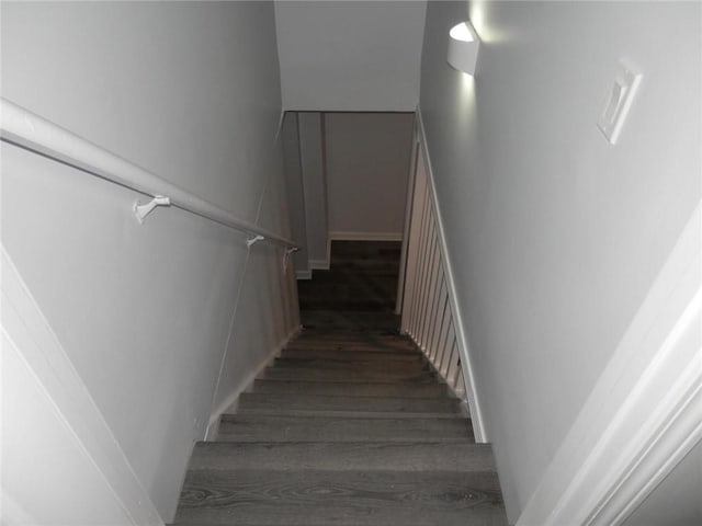 257 E Simon Ter NW, Atlanta, GA 30318 - stairs with wood finished floors