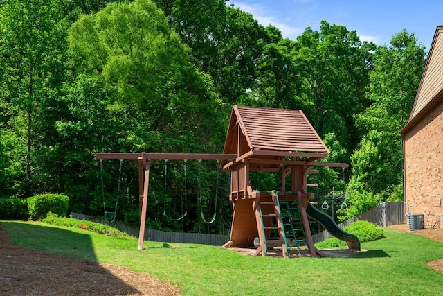 view of play area