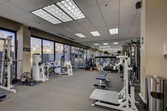 view of exercise room