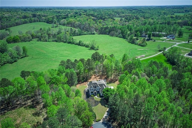 921 Accipiter Way, Ball Ground, GA 30107 - aerial view of property and surrounding area with rural landscape and a forest