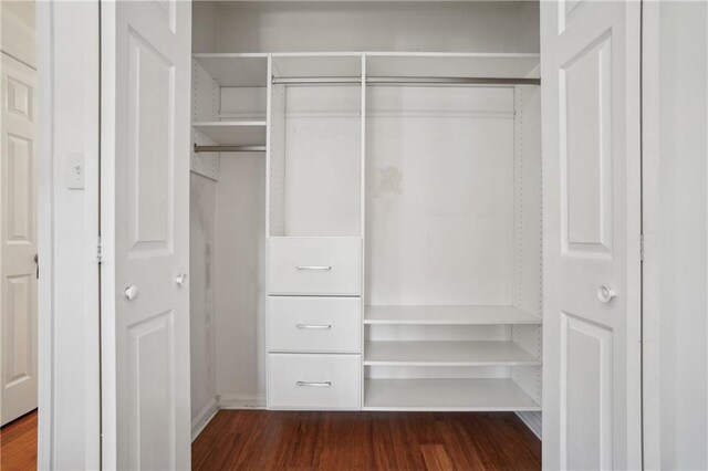 view of closet