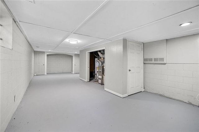 2215 Springdale Rd SW, Atlanta, GA 30315 - finished basement featuring concrete block wall