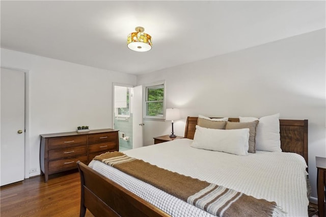 205 Glencourtney Dr, Sandy Springs, GA 30328 - bedroom with dark wood-style floors