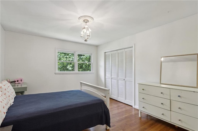 205 Glencourtney Dr, Sandy Springs, GA 30328 - bedroom with wood finished floors and a closet