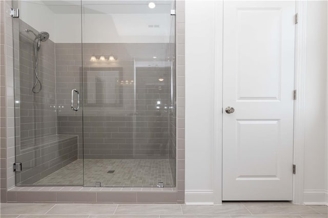 708 Dodd Ln Unit 156, Buford, GA 30518 - bathroom with baseboards, vanity, and marble finish floor