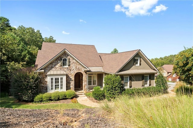 11 York Trce, Cartersville, GA 30121 - view of front of home featuring stone siding and a shingled roof