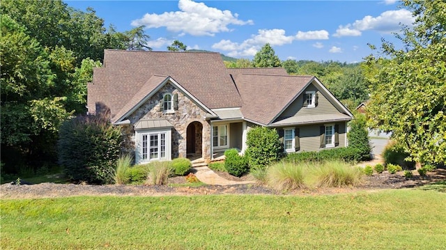 11 York Trce, Cartersville, GA 30121 - view of front of property featuring stone siding and a front yard