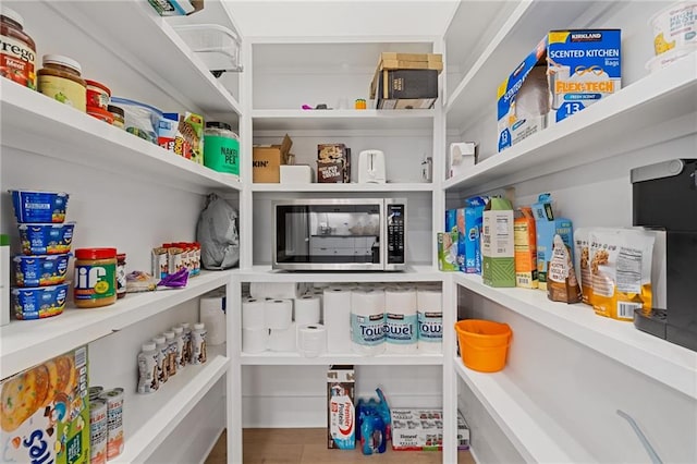 view of pantry