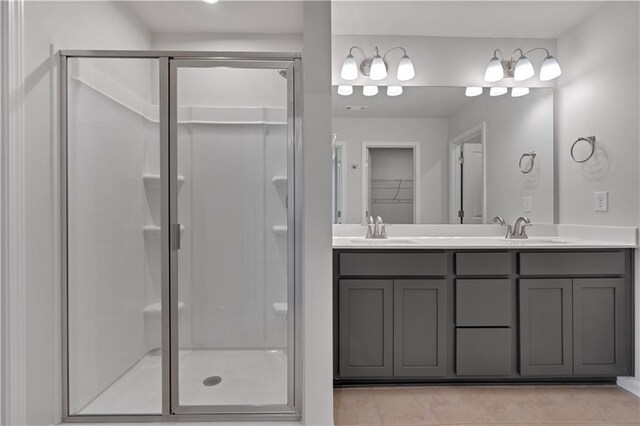 105 Village Green Dr Unit 171, Adairsville, GA 30103 - full bath featuring a shower stall, a walk in closet, and a sink