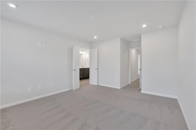 105 Village Green Dr Unit 171, Adairsville, GA 30103 - empty room with baseboards, light colored carpet, and recessed lighting