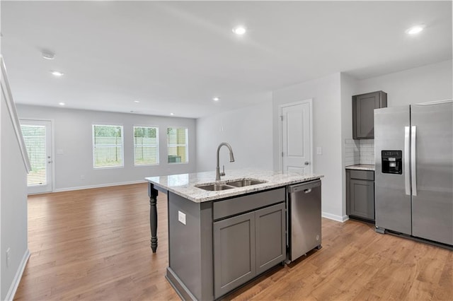 105 Village Green Dr Unit 171, Adairsville, GA 30103 - kitchen featuring a sink, stainless steel appliances, and gray cabinets