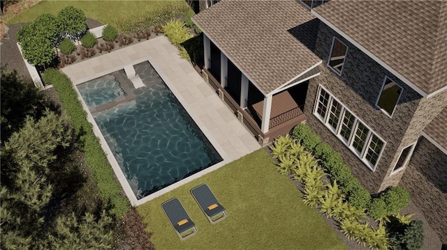 11 Brownson Ct, Acworth, GA 30101 - view from above of property