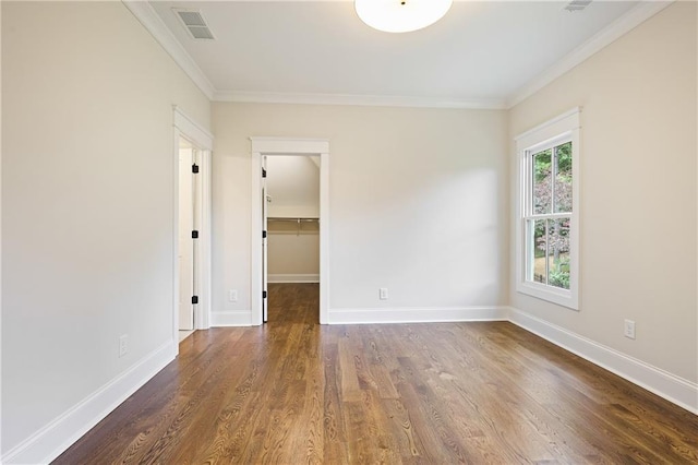 11 Brownson Ct, Acworth, GA 30101 - spare room featuring ornamental molding, wood finished floors, and baseboards