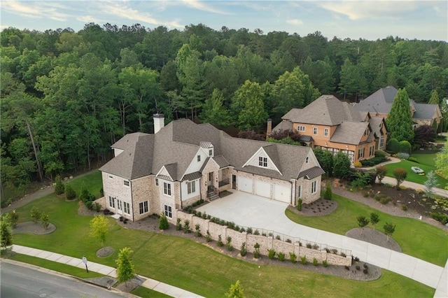 11 Brownson Ct, Acworth, GA 30101 - view of subject property featuring a heavily wooded area