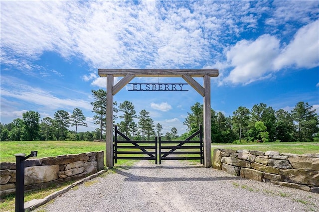 view of gate