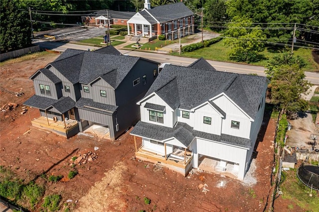 view from above of property