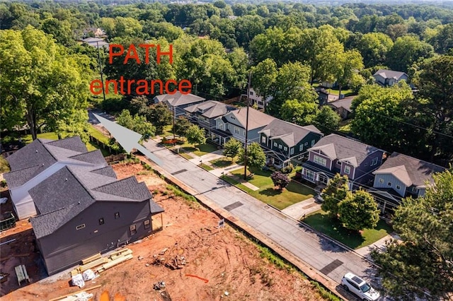 drone / aerial view