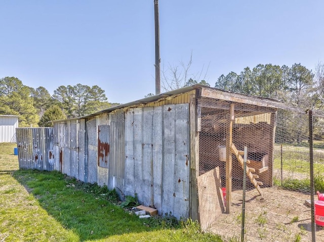 view of outbuilding with an outdoor structure