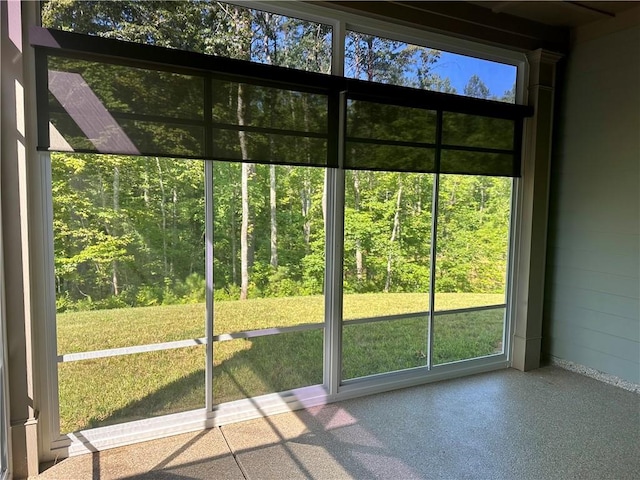 619 Linger Longer Dr, Ellijay, GA 30540 - view of unfurnished sunroom