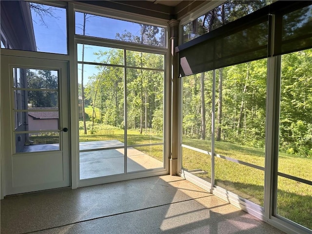 619 Linger Longer Dr, Ellijay, GA 30540 - view of unfurnished sunroom