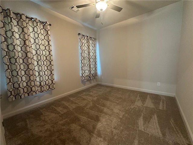 619 Linger Longer Dr, Ellijay, GA 30540 - carpeted spare room featuring ceiling fan and baseboards