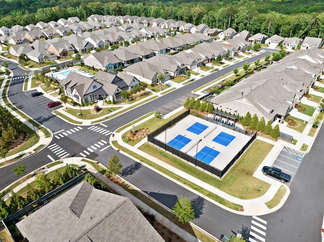 209 Floral Valley Dr, Woodstock, GA 30188 - aerial perspective of suburban area featuring a forest