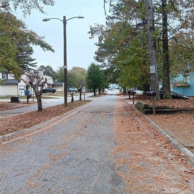 view of road