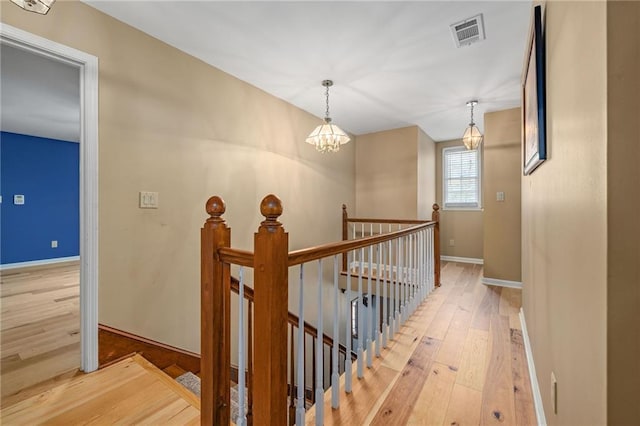 294 Hillcrest Hts, Cornelia, GA 30531 - staircase featuring wood-type flooring and baseboards