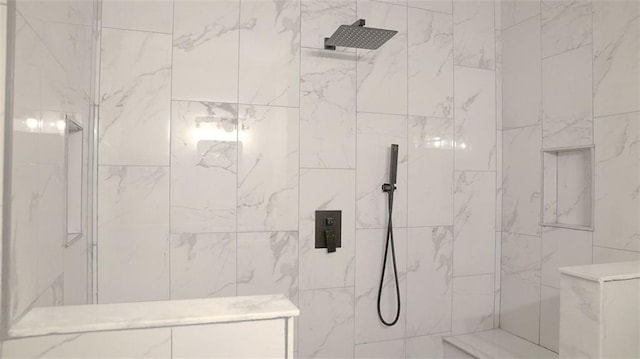 623 Shadowmoore Dr, Riverdale, GA 30274 - full bath with a marble finish shower