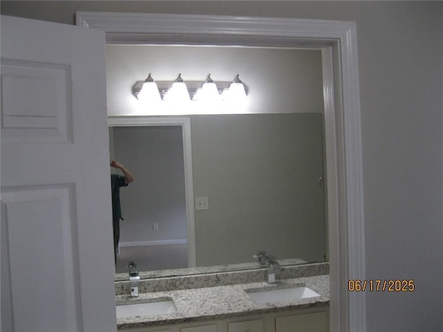 2975 Wintercrest Trce, Dunwoody, GA 30360 - bathroom featuring double vanity